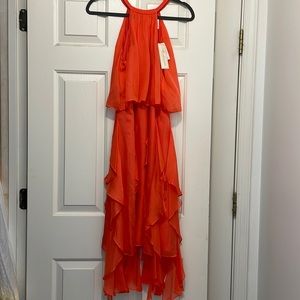 Brand new Cocktail dress in Coral, Size 8, Shoshanna MIDNIGHT